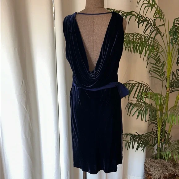 BCBGMaxAzria Velvet Backless Dress - Picture 5 of 8